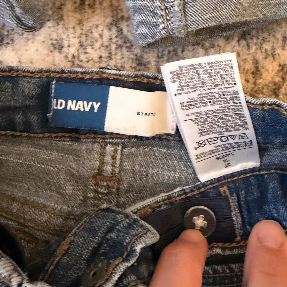 Old Navy and Childrens Place Kids Shorts Set - Blue, Black, Gray - Picture 6 of 7